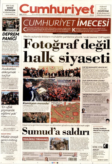 CUMHURİYET 3 Ekim 2025 gazete manşeti