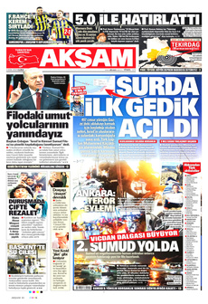 AKŞAM 3 Ekim 2025 gazete manşeti