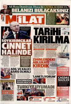 MİLAT 3 Ekim 2025 gazete manşeti
