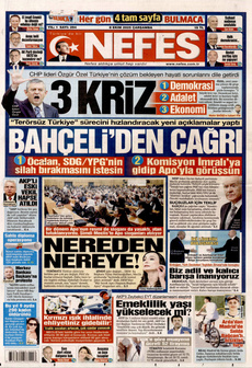 NEFES 8 Ekim 2025 gazete manşeti