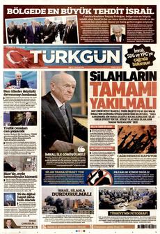 TÜRKGÜN 8 Ekim 2025 gazete manşeti