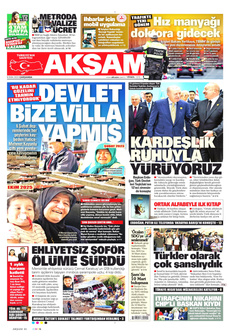 AKŞAM 8 Ekim 2025 gazete manşeti