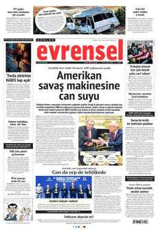 EVRENSEL 8 Ekim 2025 gazete manşeti
