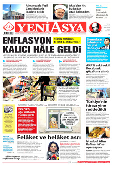 YENİ ASYA 8 Ekim 2025 gazete manşeti
