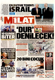 MİLAT 8 Ekim 2025 gazete manşeti