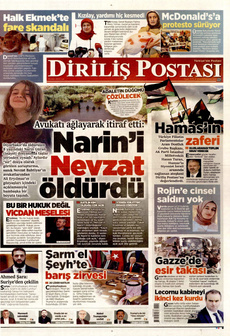 DİRİLİŞ POSTASI 14 Ekim 2025 gazete manşeti