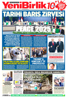 YENİBİRLİK 14 Ekim 2025 gazete manşeti