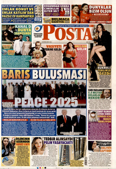 POSTA 14 Ekim 2025 gazete manşeti