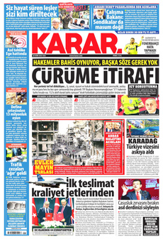 KARAR 28 Ekim 2025 gazete manşeti