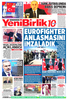 YENİBİRLİK 28 Ekim 2025 gazete manşeti