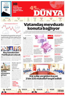 DÜNYA 28 Ekim 2025 gazete manşeti