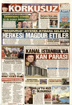 KORKUSUZ 28 Ekim 2025 gazete manşeti