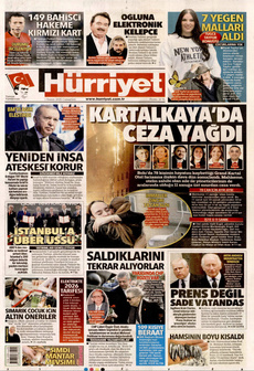 HÜRRİYET 1 Kasım 2025 gazete manşeti