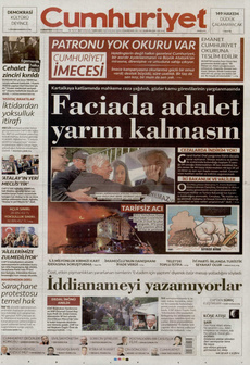 CUMHURİYET 1 Kasım 2025 gazete manşeti
