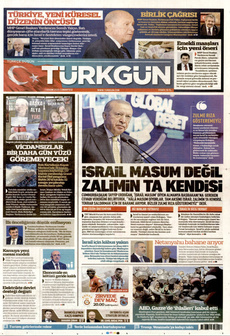 TÜRKGÜN 1 Kasım 2025 gazete manşeti