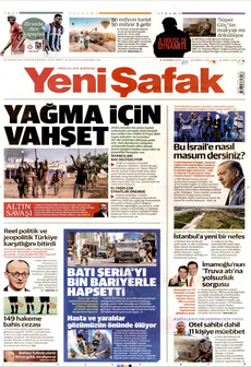 YENİ ŞAFAK 1 Kasım 2025 gazete manşeti