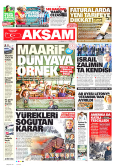 AKŞAM 1 Kasım 2025 gazete manşeti