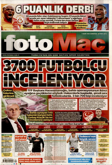 FOTOMAÇ 1 Kasım 2025 gazete manşeti