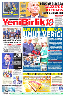 YENİBİRLİK 2 Kasım 2025 gazete manşeti