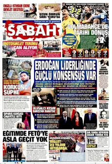 SABAH 3 Kasım 2025 gazete manşeti