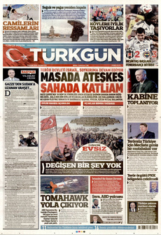 TÜRKGÜN 3 Kasım 2025 gazete manşeti