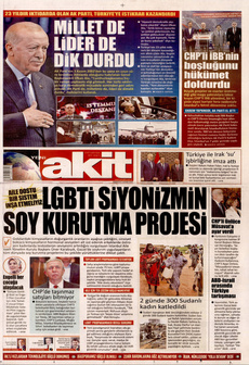 YENİ AKİT 3 Kasım 2025 gazete manşeti