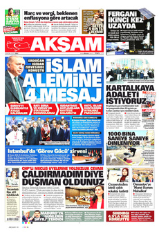 AKŞAM 4 Kasım 2025 gazete manşeti