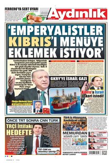 AYDINLIK GAZETESİ 4 Kasım 2025 gazete manşeti