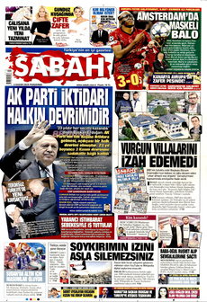 SABAH 6 Kasım 2025 gazete manşeti