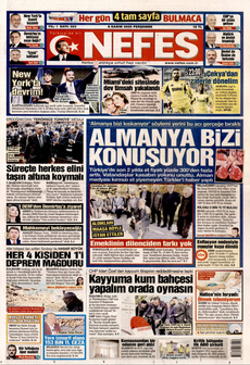 NEFES 6 Kasım 2025 gazete manşeti