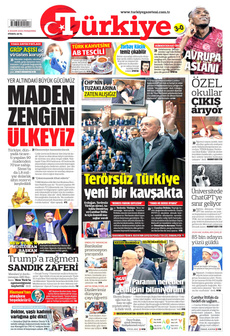 TÜRKİYE GAZETESİ 6 Kasım 2025 gazete manşeti