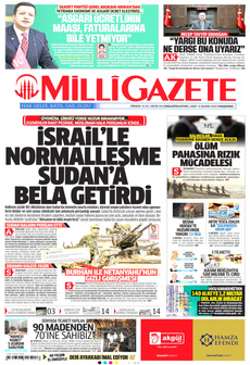 MİLLİ GAZETE 6 Kasım 2025 gazete manşeti