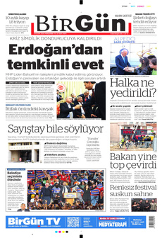 BİRGÜN 6 Kasım 2025 gazete manşeti