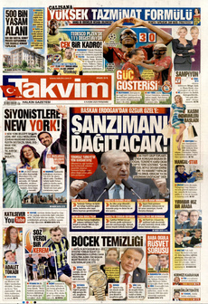 TAKVİM 6 Kasım 2025 gazete manşeti