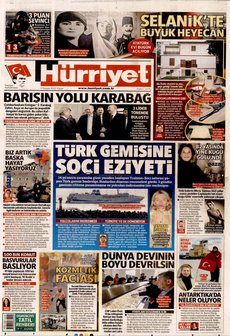 HÜRRİYET 9 Kasım 2025 gazete manşeti