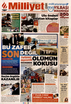 MİLLİYET 9 Kasım 2025 gazete manşeti