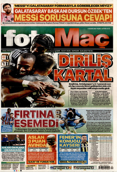 FOTOMAÇ 9 Kasım 2025 gazete manşeti