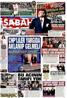 SABAH 10 Kasım 2025 gazete manşeti