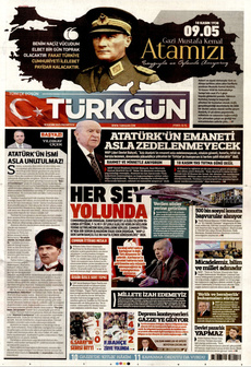 TÜRKGÜN 10 Kasım 2025 gazete manşeti