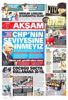 AKŞAM 10 Kasım 2025 gazete manşeti