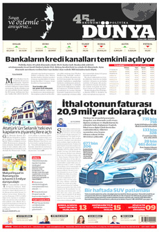 DÜNYA 10 Kasım 2025 gazete manşeti