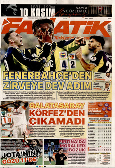 FANATİK 10 Kasım 2025 gazete manşeti