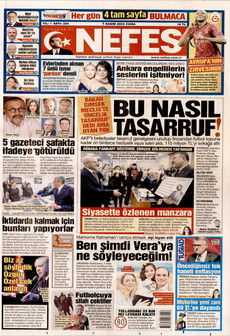 NEFES 7 Kasım 2025 gazete manşeti