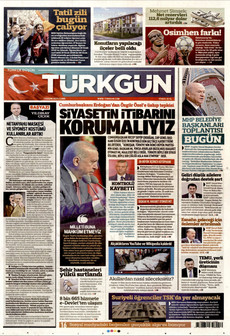 TÜRKGÜN 7 Kasım 2025 gazete manşeti