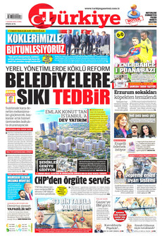 TÜRKİYE GAZETESİ 7 Kasım 2025 gazete manşeti