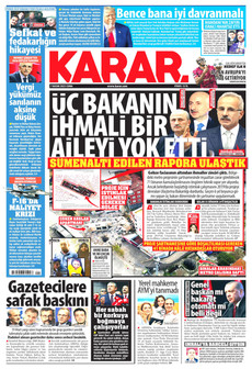 KARAR 7 Kasım 2025 gazete manşeti