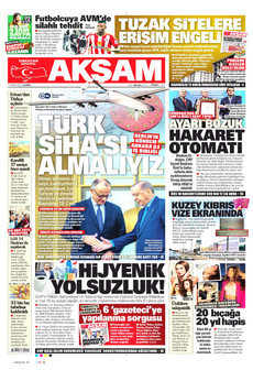AKŞAM 7 Kasım 2025 gazete manşeti