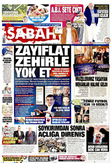 SABAH 8 Kasım 2025 gazete manşeti