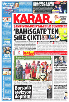 KARAR 8 Kasım 2025 gazete manşeti