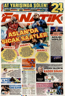 FANATİK 8 Kasım 2025 gazete manşeti